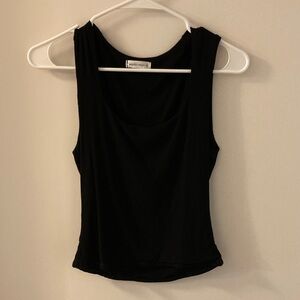 Elegant Black Sleeveless Tank Top